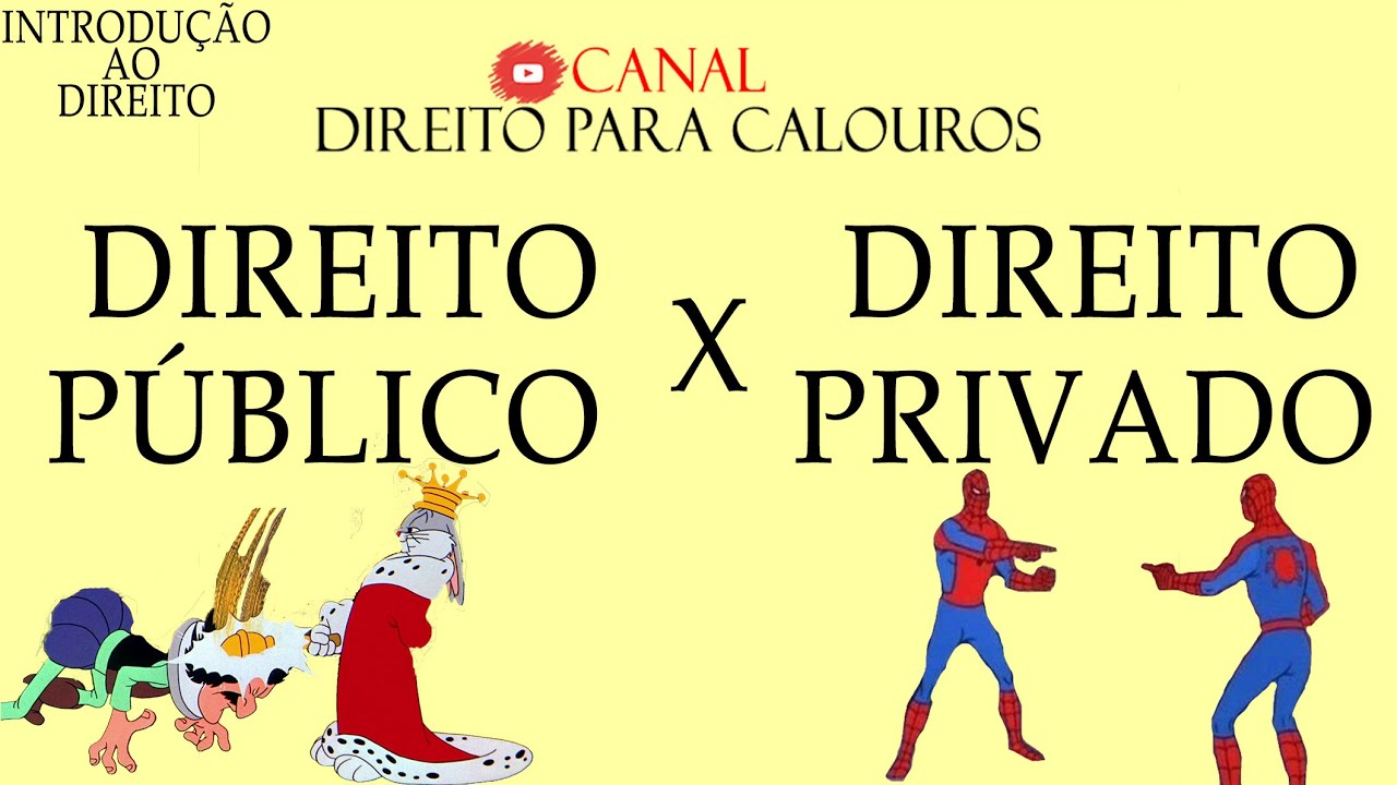 Direito Publico x Direito Privado