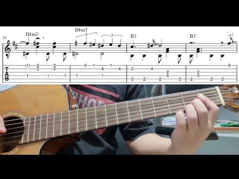 The Girl From Ipanema - Easy Fingerstyle Guitar Playthrough Tutorial Lesson With Tabs