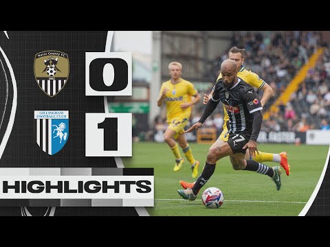 HIGHLIGHTS | NOTTS COUNTY 0-1 GILLINGHAM