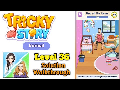 Tricky Normal Levels Level 36 Find all the items. solution screenshot