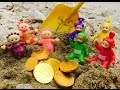 TELETUBBIES And TOMBLIBOOS Toys Gold Treasure