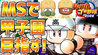 【パワプロ2022】甲子園出場までは何マイル？＃2【栄冠ナイン】
