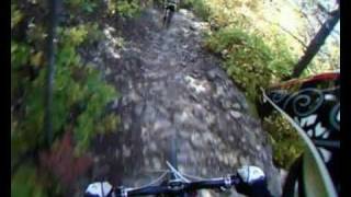 preview picture of video 'Al Colle Bolzano - Kohlern - Downhill Helmet Cam 10 Rider'