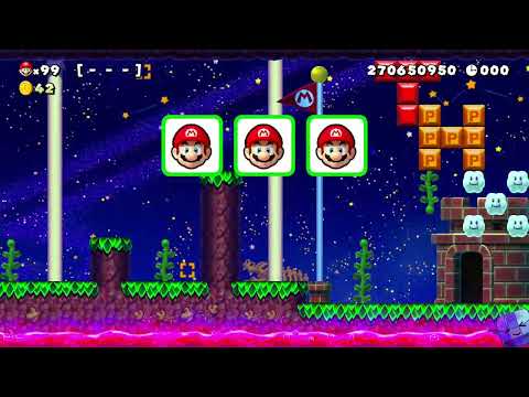 Super Mario Maker 2 🔧 Endless Challenge with Mario 9657 - 9664
