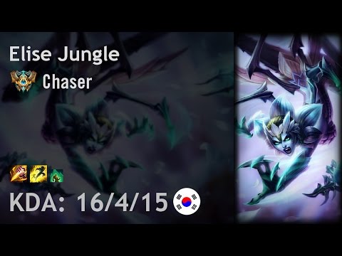 Elise Jungle vs Olaf - Chaser - KR Challenger Patch 6.20