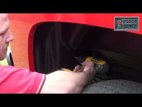 Rugged Liner Wheel Well Liner Installation