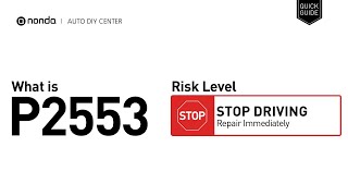 Meaning of OBD p2553