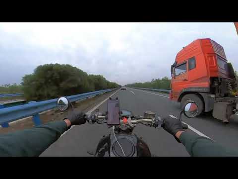 Kiden 150G1(Known as Zontes G1 155) Highway Ride With Full Throttle - Top Speed