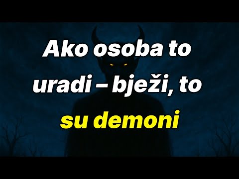 5 jasnih znakova da si suočen s ljudskim demonom (PRAVA OPASNOST!)