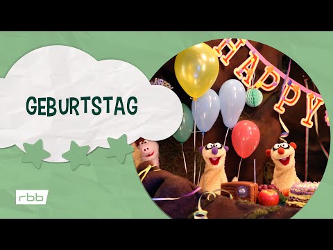 Jan & Henry Lieder: Geburtstag - An diesem Tag vor ein paar Jahren | Unser Sandmännchen