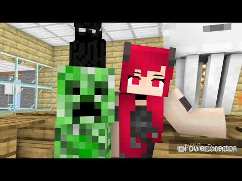 Monster school tiny battle battle with big crang minecraft animation