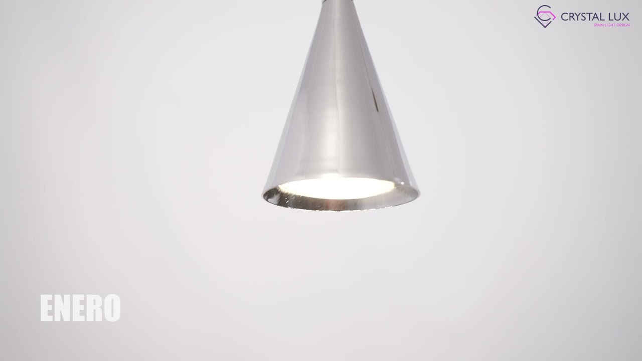 Светильник подвесной 8 см, Crystal Lux ENERO SP1 BRASS Латунь