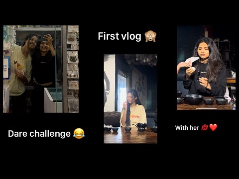 First vlog 🙈😂