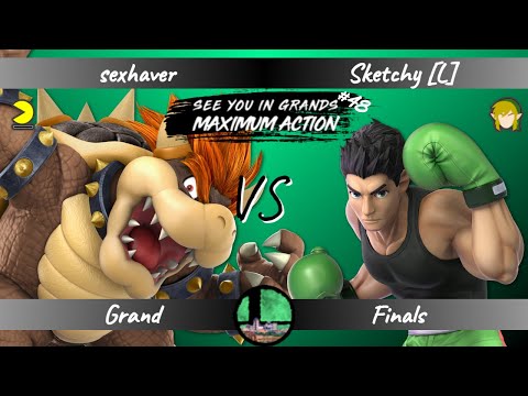 sexhaver (Bowser/Pac-Man) vs Sketchy [L] (Little Mac/Link) - Grand Finals - SUGMA #48