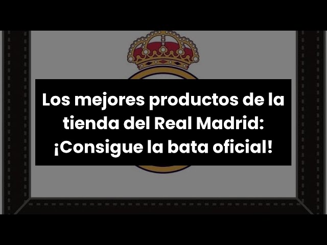 Vídeo relacionado con Real Madrid CF - Bufanda de Rayas (Talla Única) (Negro, Amarillo, Azul)