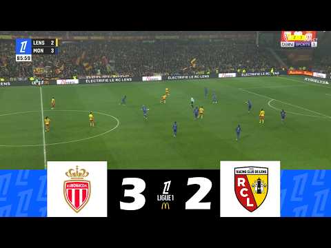 AS Monaco contre RC Lens [3-2] | Ligue 1 2025/26 | Résumé de Match !