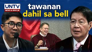 Pagtatanong ni Sen. Lacson, nahinto dahil sa bell; impeachment court, nagkatawanan