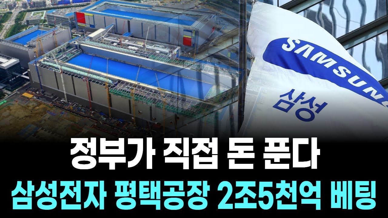 정부가 직접 돈 푼다…삼성전자 평택공장 2조5천억 베팅