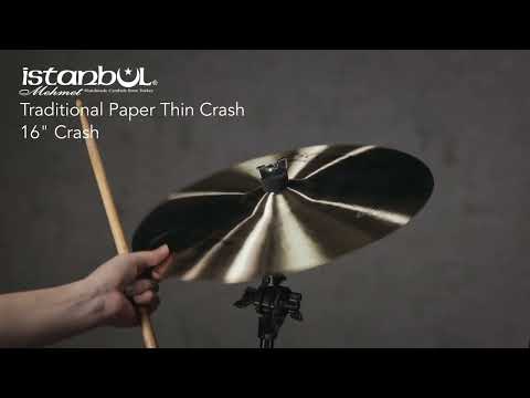 2 | Crashes: Istanbul Mehmet Cymbals 16" Traditional Paper Thin Crash