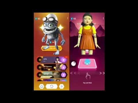 Crazy Frog Vs Squid Game | Tiles Hop EDM Rush!
