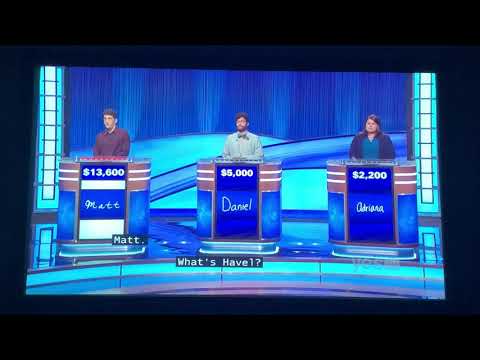 Double Jeopardy, Matt Amodio DAY 31 - 2nd Daily Double (9/29/21)