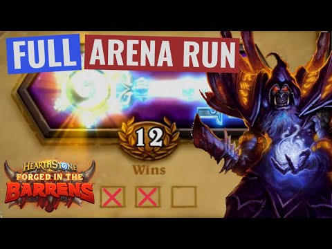 12 Win New Expansion Warlock! Hearthstone Arena Forged in the Barrens