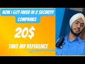 How to get a security job in canada(GTA) without any experience | interview process explained | tips