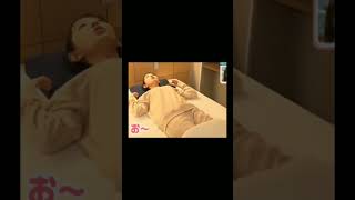 若林有子アナ#ベッドで仰向け#寝心地ロケ