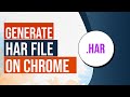 Generating A HAR File On Chrome Browser