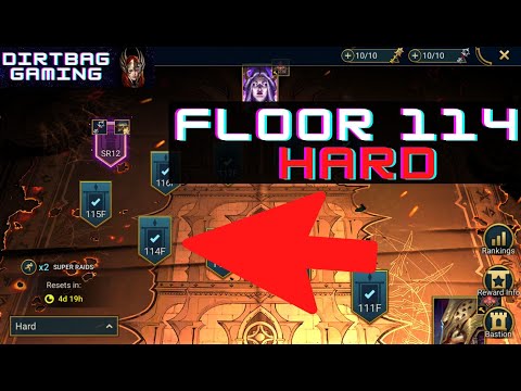 FLOOR 114 Hard | How To Beat The Hardest Stage | Raid Shadow Legends Doom tower Hard