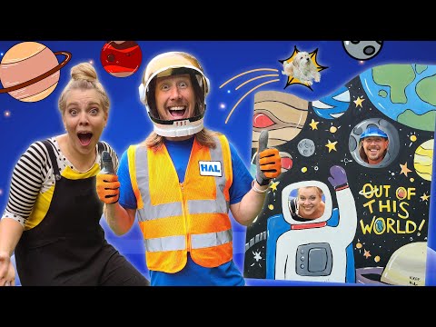 Handyman Hal uses Tools to Build | Kylee Makes It Planets for Kids | Tools for Kids