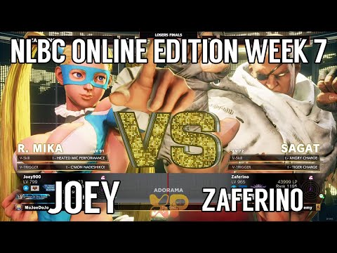SFV CE Losers Final - Joey (R. Mika) vs Zaferino (Sagat) @ NLBC Online Edition #7