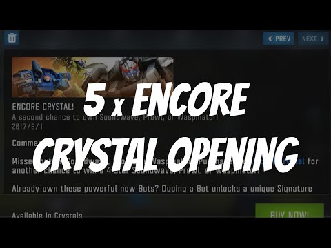 Transformers Forged to Fight Encore Crystal Opening