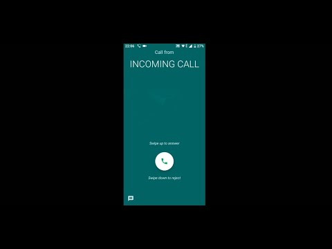 Doogee S40 Lite IP68 Incoming Call (Screen Video)