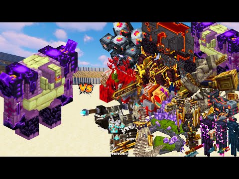 ENDER GUARDIAN VS L_ENDER CATACLYSM MOBS – MINECRAFT MOBS BATTLE 