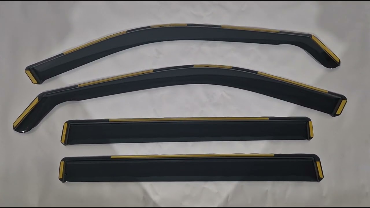 Вставные ветровики Niken Luxury (4 шт) Video 1