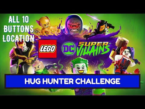 HUG HUNTER CHALLENGE Guide: All 10 Darkseid Buttons Location - LEGO DC SUPER VILLAINS