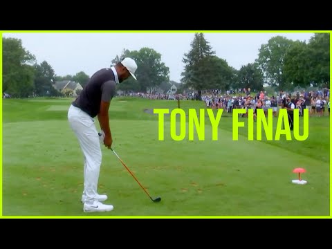 Tony Finau On Course Swings & Slow Motion 2021
