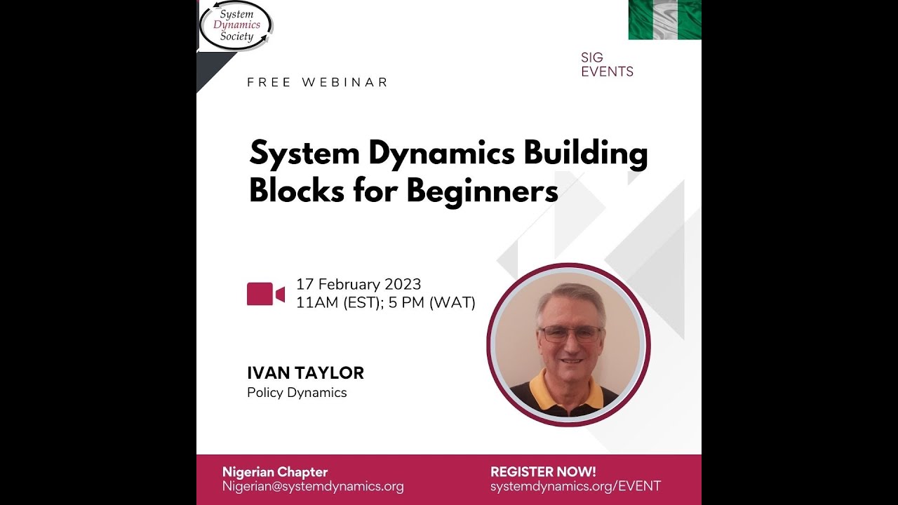 System Dynamics Building Blocks for Beginners