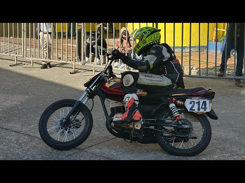 Carrera de Motovelocidad en Suzuki AX100cc Novatos - Motovelocidad en La Florida Nariño Colombia 
