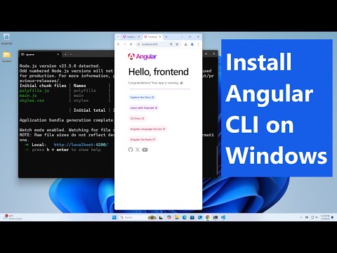 Install Node And Angular Cli On Windows