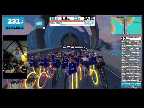 Team NL club kampioenschappen  on Beach Island Loop in Watopia