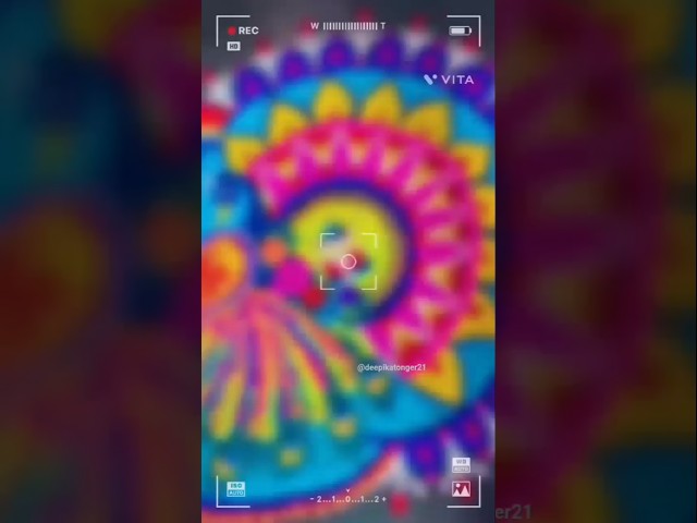  diwali special peacock rangoli design by dheepika rangolis - video 2