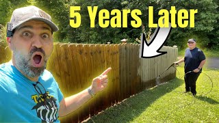 Our DIY Privacy Fence is 5 Years Old! Check it out how well its lasted!
