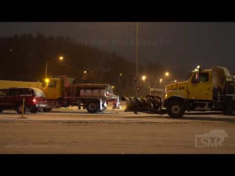 11-10-19 Rapid City, SD - Snow and bad roads, train stuck on tracks