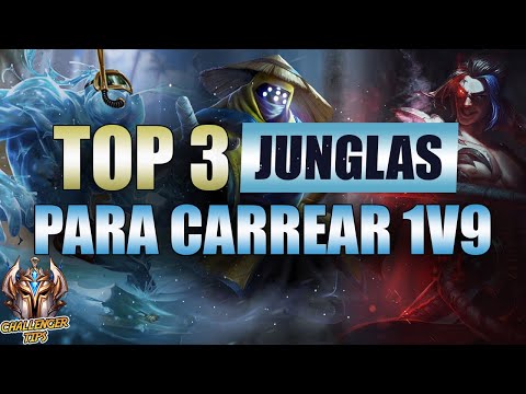 🔥LOS 3 MEJORES JUNGLAS 🍀 PARA CARREAR A TU EQUIPO MANCO