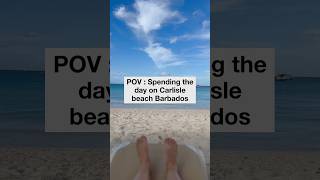 🏝️ Spend the Day with Me at Carlisle Beach, Barbados! 🌊✨ | Cruise Port POV 🚢