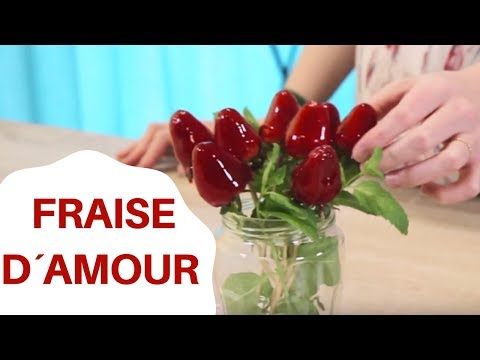 Bouquet de fraises d'amour | Recette romantique Video