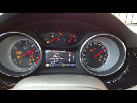 Opel Astra K 1,4 Turbo gauge test & engine startup