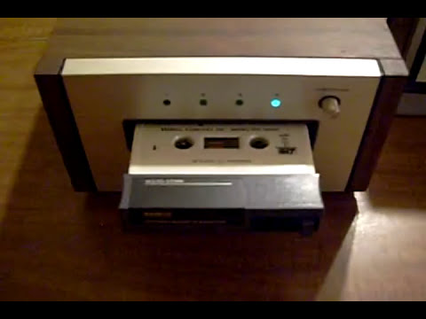 Cassette Playing Through Kraco Adapter Into Pioneer Centrex TH-30 8-Track Player To Panasonic Stereo